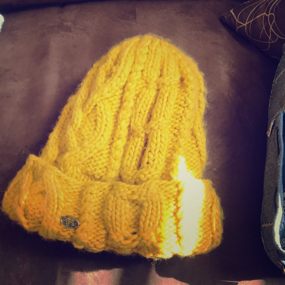 Fur brand hat.